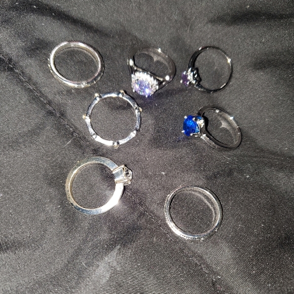 ✴ Silver Statement Rings - Picture 1 of 6